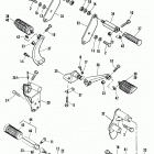 FXSTC BKLL Softail Custom (1990) Подножки