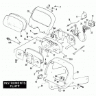 FXRP EFLL Police Low Rider (1990) INSTRUMENTS - FLHTP