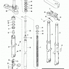 FXRP EFLL Police Low Rider (1990) FRONT FORK - LATE 1984 TO 1987 FXRP