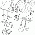 FXR EALL FXR Super Glide (1990) SEATS & SISSY BAR - FXR MODELS