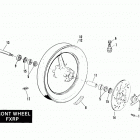 FXRP EFLL Police Low Rider (1990) FRONT WHEEL - FXRP