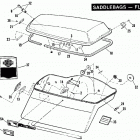 FLHS FALL Touring Electa Glide Sport (1990) SADDLEBAGS - FLT MODELS