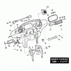 FXRP EFLL Police Low Rider (1990) INNER FAIRING 1986 - FLHTP