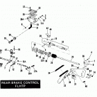 FXRP EFLL Police Low Rider (1990) REAR BRAKE CONTROL - FLHTP