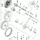 FXSTC BKLL Softail Custom (1990) Переднее колесо