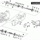 XL1200 CAPL Sportster 1200 (1990) Трансмиссия