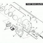 FXRP EFLL Police Low Rider (1990) Передний суппорт
