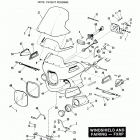 FXRP EFLL Police Low Rider (1990) WINDSHIELD AND FAIRING - FXRP