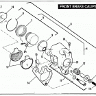 FXSTC BKLL Softail Custom (1990) Передний суппорт
