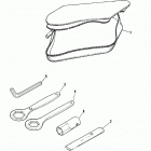 FLHTC DJLL Touring Electra Glide Classic (1990) RIDER TOOLS - FLT MODELS