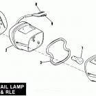 FXRT ECLL FXR Touring (1990) SIDECAR TAIL LAMP - TLE & RLE