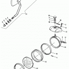 XL1200 CAPL Sportster 1200 (1990) HEADLAMP AND MIRROR