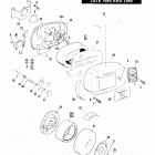 FXRP EFLL Police Low Rider (1990) AIR CLEANER AND CHOKE - LATE 1984 AND 1985