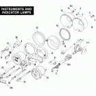 FXRP EFLL Police Low Rider (1990) INSTRUMENTS AND INDICATOR LAMPS - 1985 & LATER FXRP