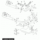 FXRP EFLL Police Low Rider (1990) TOURING EXHAUST SYSTEM - FXRP