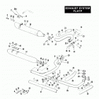 FXRP EFLL Police Low Rider (1990) EXHAUST SYSTEM - FLHTP