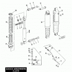 FXRP EFLL Police Low Rider (1990) SHOCK ABSORBERS - FLHTP