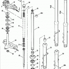 FXR EALL FXR Super Glide (1990) FRONT FORK - 87 FXLR, FXRS-SP & 88 & LATER FXR MODELS