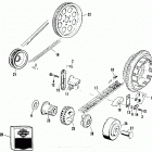 FXSTC BKLL Softail Custom (1990) BELTS, CHAINS AND SPROCKETS