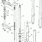 XL1200 CAPL Sportster 1200 (1990) FRONT FORK - 1988 & LATER
