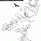 FLHTC DJLL Touring Electra Glide Classic (1990) WINDSHIELD, FAIRING, HEADLAMP & NACELLE - FLHT / C, FLHS