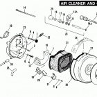 FXSTC BKLL Softail Custom (1990) AIR CLEANER & CHOKE