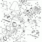 FXRT ECLL FXR Touring (1990) WINDSHIELD & FAIRING - FXRT