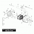 FXRP EFLL Police Low Rider (1990) AIR CLEANER AND CHOKE - 1986 AND LATER
