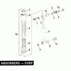 FXRP EFLL Police Low Rider (1990) SHOCK ABSORBERS - FXRP