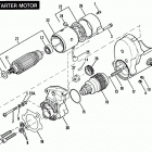 XL1200 CAPL Sportster 1200 (1990) Стартер