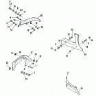 FXSTC BKLL Softail Custom (1990) REAR BELT  GUARD
