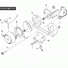 FXRP EFLL Police Low Rider (1990) SPEEDOMETER - LATE 1984 FXRP