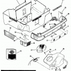 FLHTCU DPLL Touring Electra Glide Classic Ultra (1990) LAMPS AND SPEAKER HOUSINGS - ULTRA TOUR-PAK