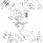 FXSTC BKLL Softail Custom (1990) Задний бампер