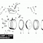 FXRP EFLL Police Low Rider (1990) HEADLAMP - FXRP Windshield