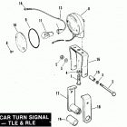 FXRT ECLL FXR Touring (1990) SIDECAR TURN SIGNAL - TLE & RLE