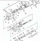 FXSTC BKLL Softail Custom (1990) STARTER MOTOR AND SHAFT - 1989 & LATER