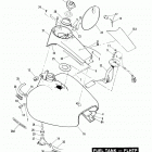 FXRP EFLL Police Low Rider (1990) FUEL TANK - FLHTP 1989 AND LATER