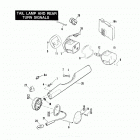 FXRP EFLL Police Low Rider (1990) TAIL LAMP AND REAR TURN SIGNALS