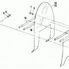 FLST BJLL Softail Heritage (1990) WINDSHIELD - FLHS,FLSTC