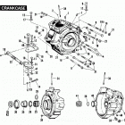 FXSTC BKLL Softail Custom (1990) Картер двигателя