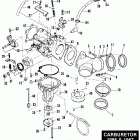 XL1200 CAPL Sportster 1200 (1990) CARBURETOR - 1986 & 1987