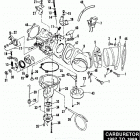 FXSTC BKLH Softail Custom (1987) CARBURETOR - 1987 TO 1989