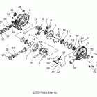 R08RB50AA RANGER 500 2X4 Drive train, rear gearcase