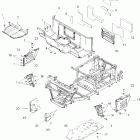 R08RF68AD/AF RANGER 6X6 700 EFI Body, floor and fenders