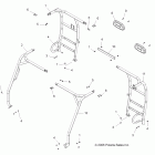 R08RF68AD/AF/AZ RANGER 6X6 700 EFI Chassis, cab frame
