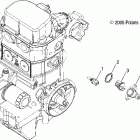 R06RF68AA RANGER 6x6 EFI 700 Manifold and thermostat