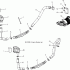 R07RB50AA/RH50AA RANGER 500 2X4/4X4 Air intake, engine and clutch