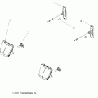 R08RF68AD/AF/AZ RANGER 6X6 700 EFI Electrical, headlights, taillights and bulbs