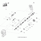R08RF68AD/AF/AZ RANGER 6X6 700 EFI Главные внутренности КПП